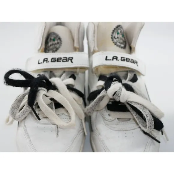 Vintage LA Gear Brats Multi Lace Womens Size 6.5 High Top Shoes 1990s