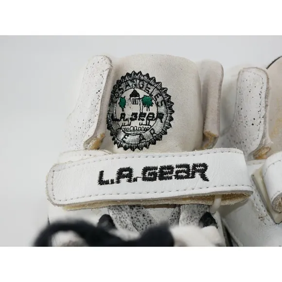 Vintage LA Gear Brats Multi Lace Womens Size 6.5 High Top Shoes 1990s