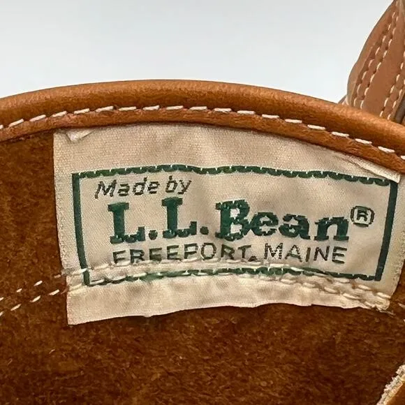 Vintage LL Bean Duck Toe Boots Blue Maine Hunting Shoe Leather