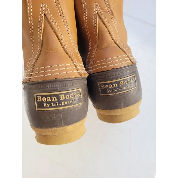 Vintage LL Bean Maine Hunting Shoes  Duck Boots Men 10