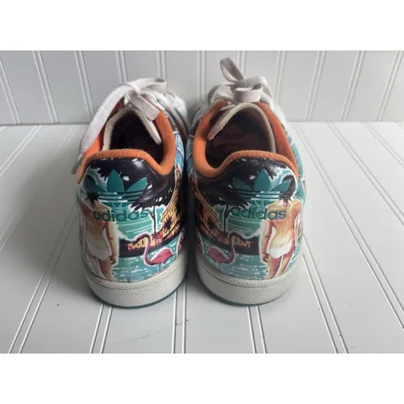 vintage mens Adidas Lo City Miami Half Shells shoes sneakers 043557 10.5 M
