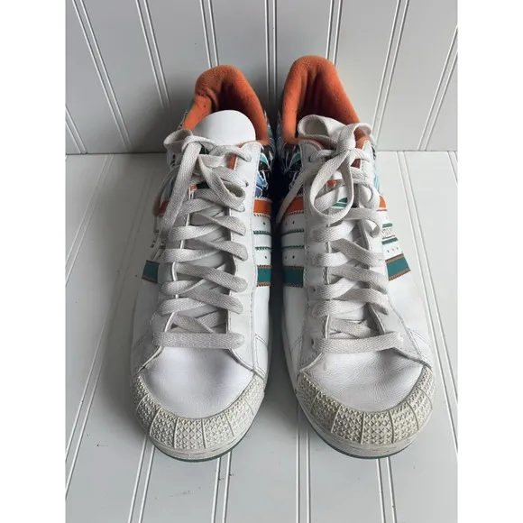 vintage mens Adidas Lo City Miami Half Shells shoes sneakers 043557 10.5 M