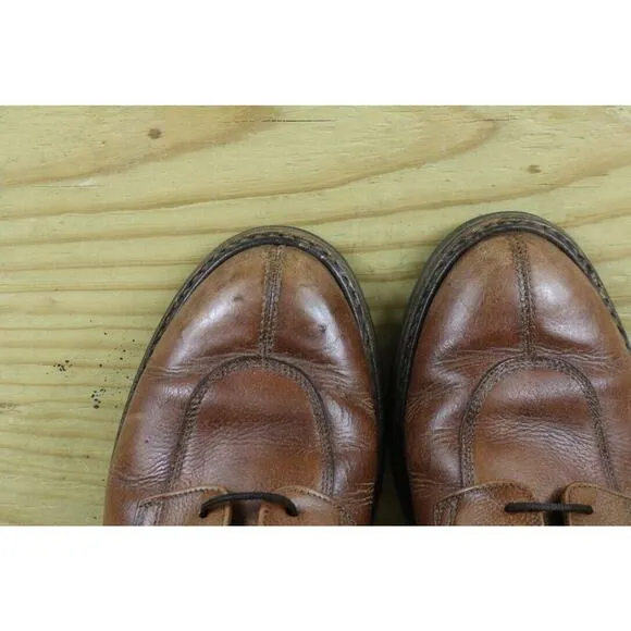 Vintage Mephisto Mens Shoes 10.5 Brown Leather Oxford Air Relax Goodyear France
