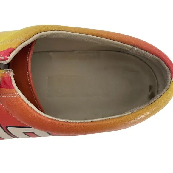 Vintage Nascar Tide Racing Team Leather Shoes #10 Icon Wearable Art, Size 6.5