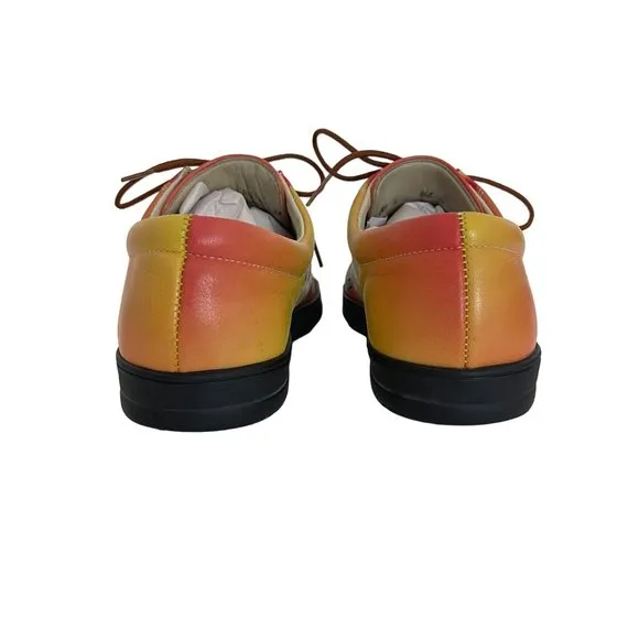 Vintage Nascar Tide Racing Team Leather Shoes #10 Icon Wearable Art, Size 6.5