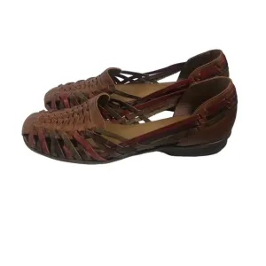Vintage Naturalizer Aztec Santa Fe Woven leather shoes. Sz 8M