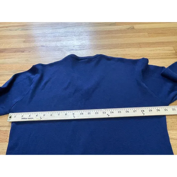 Vintage NFL By Garan Sweatshirt Men's M Blue Knit los Angeles Rams Football Team