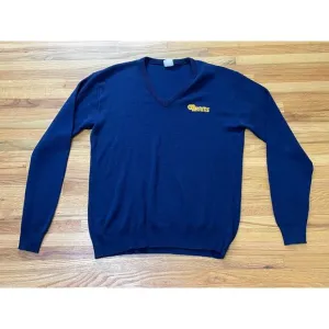 Vintage NFL By Garan Sweatshirt Men's M Blue Knit los Angeles Rams Football Team
