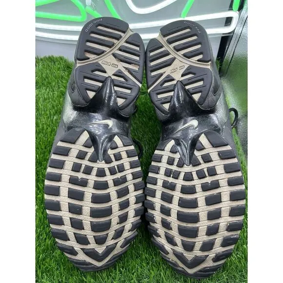 Vintage Nike Air Max BRS 1000 Mens Silver/Black Athletic Shoes SZ 10 302511-003