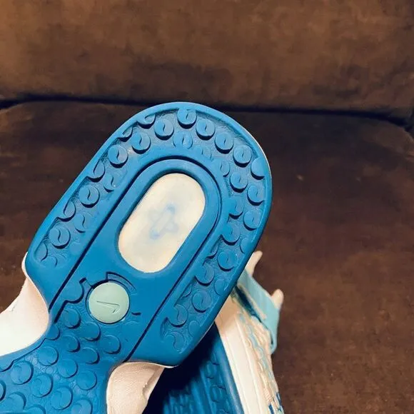 Vintage Nike Air Max Sphere Woven Women's White Blue 302260 Running Shoes