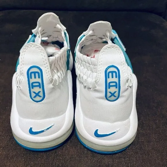 Vintage Nike Air Max Sphere Woven Women's White Blue 302260 Running Shoes