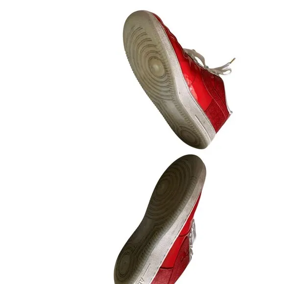 Vintage Nike Air Mens Size 9.5 Lace Tie Up Sneaker Shoes Red y2k c19882-600 1989
