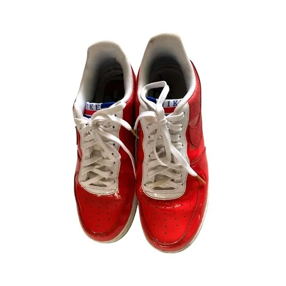Vintage Nike Air Mens Size 9.5 Lace Tie Up Sneaker Shoes Red y2k c19882-600 1989