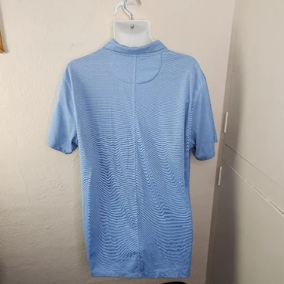 Vintage Nike Dri Fit Pro Football Hall Of Fame Men Polo Shirt Size XL Blue