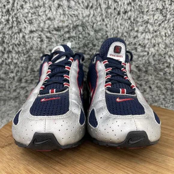 Vintage Nike Shox Shoes Sneakers Size 6.5 Y Blue Red Silver
