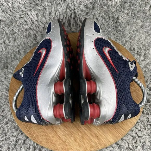 Vintage Nike Shox Shoes Sneakers Size 6.5 Y Blue Red Silver