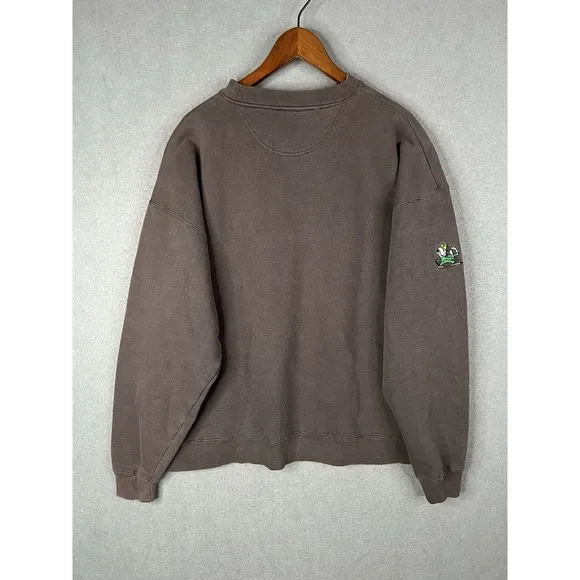 VINTAGE Notre Dame Fighting Irish Sweater Adult XL  Football Sports Y2K