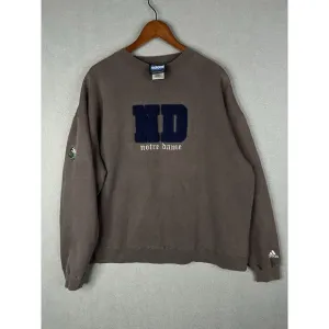 VINTAGE Notre Dame Fighting Irish Sweater Adult XL  Football Sports Y2K