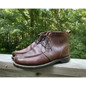 Vintage ORVIS Brown Leather Gro-Cord‎ Chukka Chelsea Boot Shoes MEN’s Sz 10