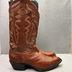 Vintage Panhandle Slim Mens Size 9.5 (EE) Cowboy Boots Exotic Genuine Lizard