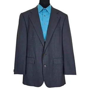 Vintage Polo University Club by Ralph Lauren Wool Suit Jacket Windowpane Size 40