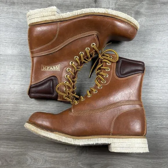 Vintage Ranger A250 Mens Size 7 Brown Felt Soles Fishing Boots *See Description*