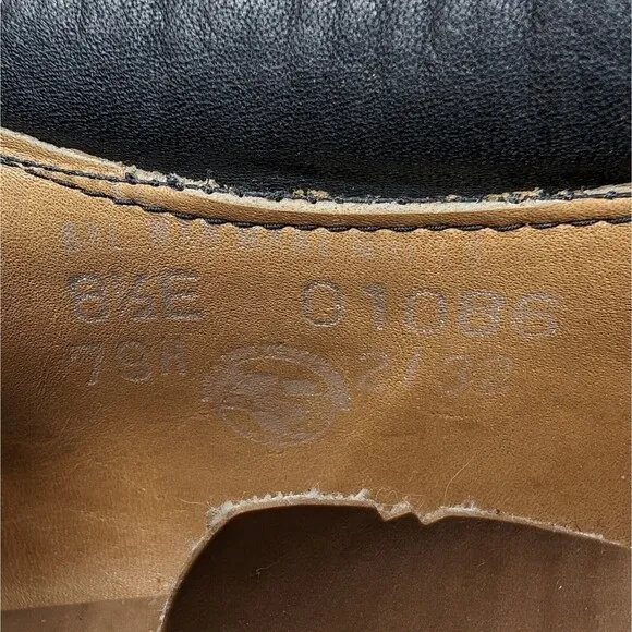 Vintage Red Wing Shoes Brown Leather Oxford Men's Sz 8.5 Vibram Sole Made In USA