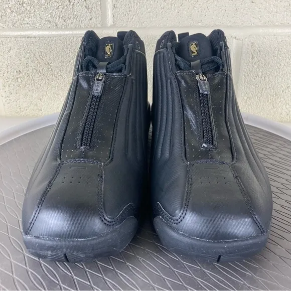 Vintage Reebok Master Link Mid Mens Black Basketball Shoes Size 10.5