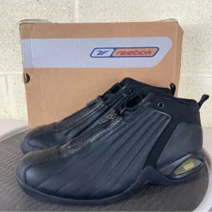 Vintage Reebok Master Link Mid Mens Black Basketball Shoes Size 10.5