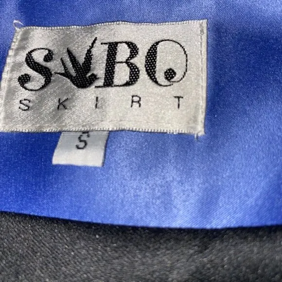 Vintage Sabo Skirt Futuristic Hemline Mini Skirt SMALL Party Holiday Costume Fun
