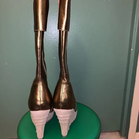 Vintage Steve Madden Tall Wedge Boots