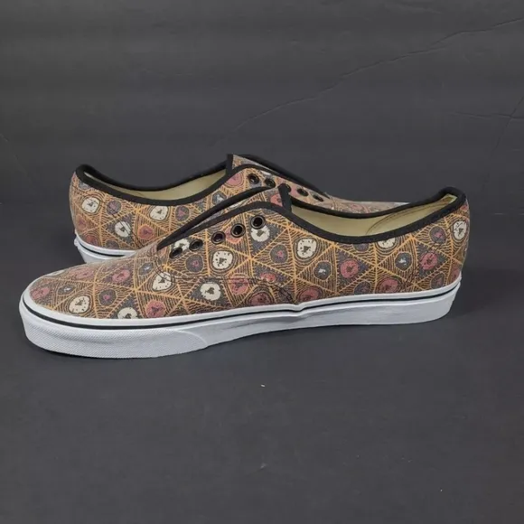Vintage Vans Doren Skateboarding Shoes Tribal Print‎ 2014 Men's sz 11.5 No Laces