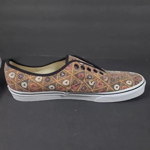 Vintage Vans Doren Skateboarding Shoes Tribal Print‎ 2014 Men's sz 11.5 No Laces