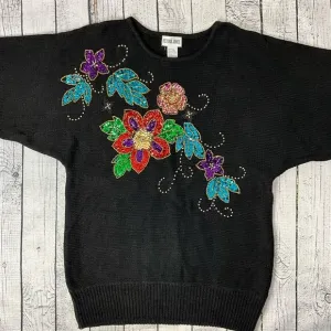 VINTAGE VICTORIA JONES Sequins Sweater