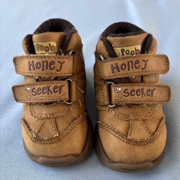 Vintage Winnie The Pooh Shoes Sneakers Size Toddler 3 Disney 90s Y2K