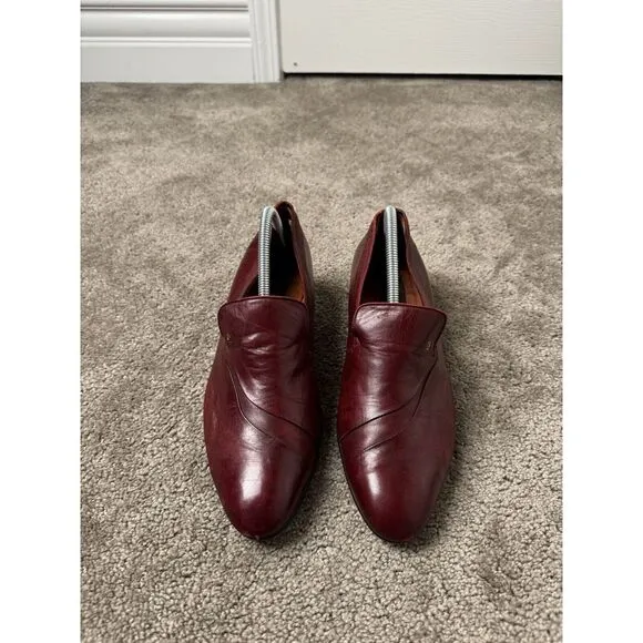 Vintage Women's 1980s Burgundy Pierre Cardin Shoes,‎ Size 9M