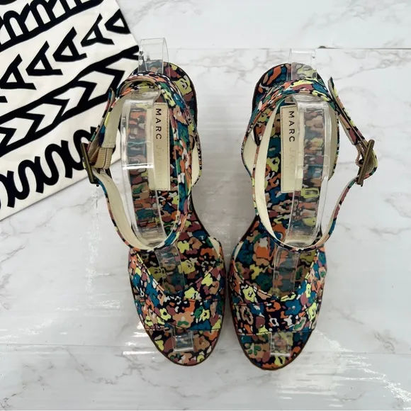 VINTAGE Y2K Marc Jacobs floral wedge SHOES