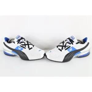 Vintage Y2K Puma Mens Size 11.5 D Spell Out Turin Leather Sneakers Shoes White