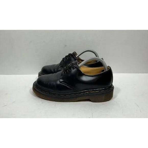 Vintage Dr. Martens 1461 Made In England Black Shoes Size 2.5 US / UK 1.5 Shoes
