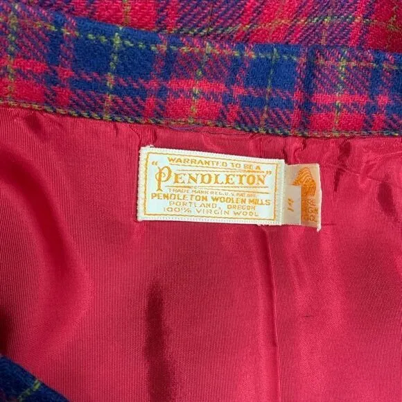 Vintage Pendleton Virgin Wool skirt