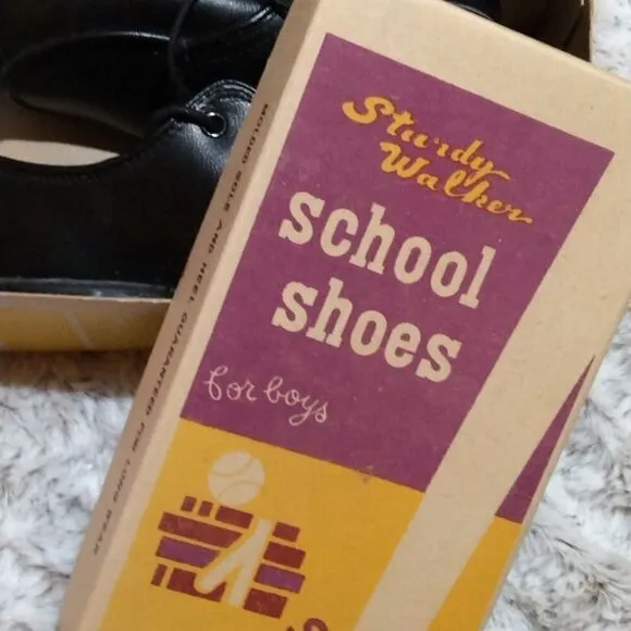 Vintage sturdy walkers kid shoes , vintage never worn