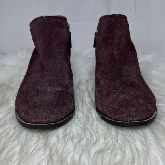 Vionic Marissa Women's Water Repellent Chocolate Brown Suede Ankle Boots Sz 11