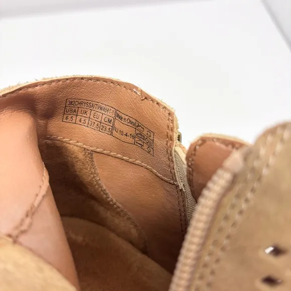 Vionic Womens Aloft Chryssa Ankle Boot Light Sand Size 6.5