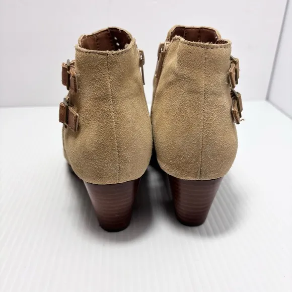 Vionic Womens Aloft Chryssa Ankle Boot Light Sand Size 6.5