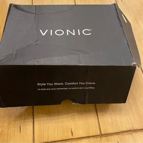 Vionic Women's Brown Leather Ankle Boots Regan New 6 1/2