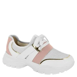 Vizzano White Pink Gold Women's Urban Casual Sneakers
