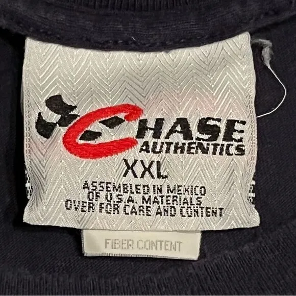 VTG Chase Authentics Rusty Wallace Driven 2 Victory Graphic Tee Shirt / Size XXL