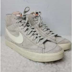 Vtg Nike Blazer Mid 77 Premium Mens Size 8.5 Medium Gray High Top Sneaker Shoes