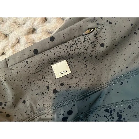 Vuori legging the rise the shine size dark grey,black  xl