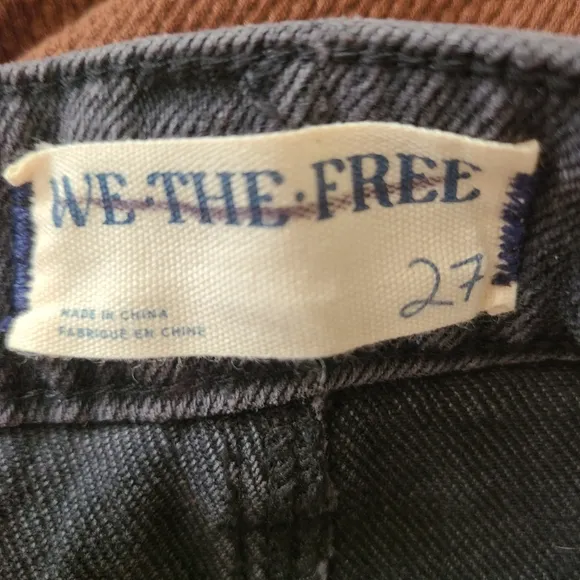 We The Free by Free People Women's Fishtail Denim Skirt Sz 27